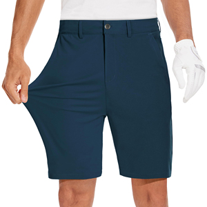 Pantalones Cortos Cargo para Hombre, para Golf y Senderismo, 100% Poliéster, Cintura Media, Secado Rápido, Elásticos en 4 Direcciones, Ligeros y Transpirables - Product Image 3