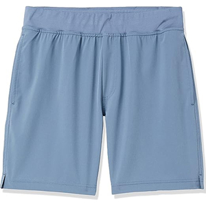 Shorts de playa de malla para hombre, baratos al por mayor, de secado rápido, tallas grandes, lisos, para gimnasio, entrenamiento físico, con bolsillos. - Product Image 5
