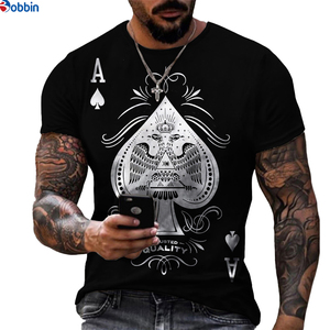 T-shirt à impression par sublimation, t-shirt à manches courtes pour homme et femme, t-shirt décontracté à impression 3D créative, col rond, design graphique - Product Image 1