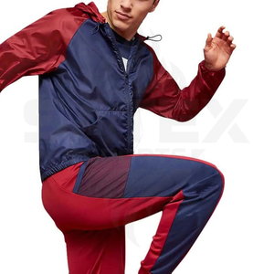 Unisex Windbreaker Tracksuits 2-Piece Set Customized Logo & Print Nylon Streetwear Lightweight Top & Pants Zippers - Product Image 4
