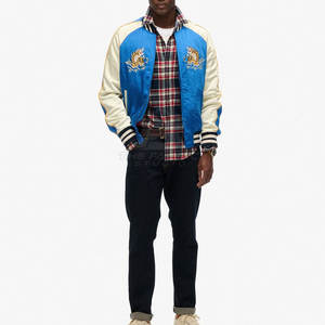 เสื้อแจ็คเก็ตซูกะจังผ้าซาตินปักลายพรีเมียม ด้านหน้าสั่งทำพิเศษ เป็นมิตรต่อสิ่งแวดล้อม ระบายอากาศได้ดี น้ำหนักเบา แฟชั่นทันสมัย เสื้อคลุมด้านนอก - Product Image 3