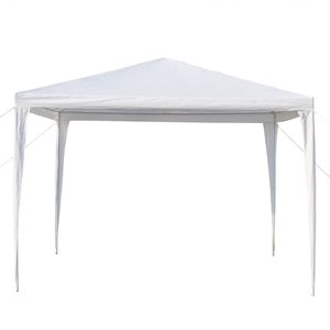 Tenda 3x3m Bianca Impermeabile in PVC e Tela con Tubi a Spirale, Portatile per Uso Domestico, Doppio Strato per Cerimonie e Applicazioni Alberghiere - Product Image 2