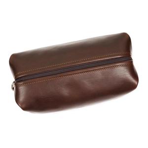 Sac de voyage et trousse de toilette vintage en cuir véritable imperméable pour homme avec fermeture éclair LYG-0001 - Product Image 6
