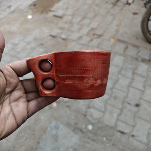 Tasse à café en bois de qualité supérieure avec poignée pour thé ou vin, tasse en bois de teck avec taille, forme et logo personnalisables - Product Image 1