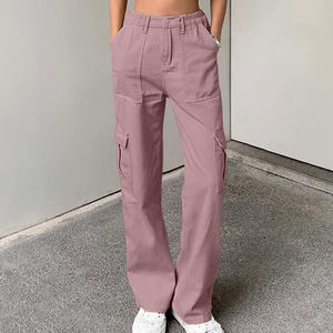 Pantalones Cargo de Invierno para Mujer con Logotipo Personalizado de Fábrica OEM, Resistentes al Viento, Cálidos, Holgados, Utilitarios, para Trabajo, Suministro al por Mayor B2B - Product Image 2