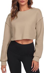 Camiseta Deportiva Casual para Mujer, Corte Holgado, Cuello Redondo, Ropa Deportiva Informal - Product Image 2