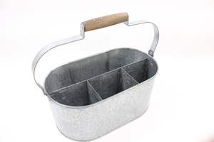 Práctico Portacubiertos Galvanizado, Organizador de Utensilios de Fácil Acceso para Preparación de Cocina - Product Image 3