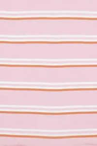 High Quality Women Colorful <b>Striped</b> <b>Crop</b> <b>Top</b> T-Shirt Multicolor Stripes + Round Neck Short Sleeve Tee Factory Made in Pakistan - Product Image 6