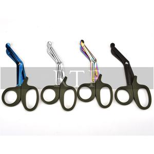 Tijeras médicas de alta calidad para lesiones, tijeras de vendaje para lesiones, Lister, EMT, enfermería, con mango de plástico - Product Image 5