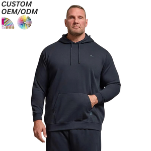 Sudadera con Capucha para Hombre, Talla Grande, 360g, Antiarrugas, Secado Rápido, Tejido de Algodón y Felpa, Ecológica, Estilo Urbano Informal, Logotipo Personalizado, OEM, ODM - Product Image 6