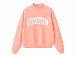 เสื้อสเวตเชิ้ตคอเต่าทรงคลาสสิคสำหรับผู้หญิง แขนยาว ผ้าไม่เป็นขุย สีพื้น รับสกรีนโลโก้ สไตล์สตรีทแวร์ - Product Image 1