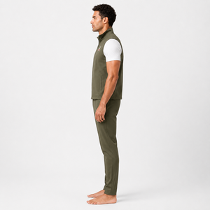 Premium Reversible <b>Gilet</b> Vest Crafted With <b>Lightweight</b> Padded Fabric Providing Excellent Warmth Without Restricting Movement - Product Image 2