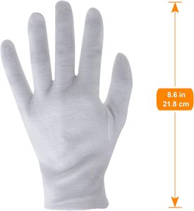 Guantes de Algodón con Forro de Algodón/Poliéster, Dedos Completos, Precios Competitivos, Guantes de Seguridad de Tela de Algodón Tejido, Más Vendidos - Product Image 2