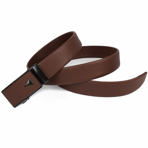 Custom Logo Business <b>Top</b> Cow Hide Copper Buckle Vintage Eco-Friendly Casual Jeans Belt Men's Fashion Pin Buckle - Product Image 3