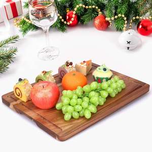 Tabla de Cortar Rectangular de Resina con Ranura para Jugos, 1.5cm de Grosor, Apta para Lavavajillas, para Preparación de Carne - Craft Emporium Exports - Product Image 1