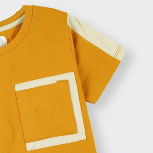 Men's O-Neck Short Sleeve Vintage 280g T-Shirt 100% Cotton Jersey Knitted Loose Fit Breathable Anti-Wrinkle Anti-Pilling Solid - Product Image 2