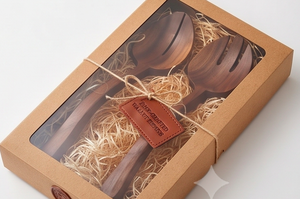 Wooden Fork Spoon <b>Stainless</b> <b>Steel</b> <b>Cutlery</b> Set Brown Color Ideal For Tabletop Kitchenware Dinnerware And Wedding Serving - Product Image 4