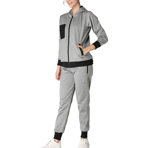 FARMAN TRADERS Ensemble de survêtement gris uni multi-poches avec logo brodé personnalisé, grande taille, tenue de sport, faible MOQ - Product Image 4