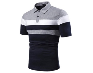 Camisas Polo a Rayas para Hombre, Manga Corta, Estilo Casual, Moda Urbana, Camisa Polo de Algodón Orgánico - Product Image 3