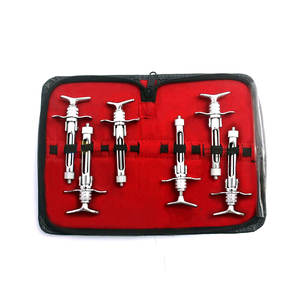 Seringues aspirantes avancées 6 pièces, kits dentaires manuels professionnels, certifiés CE classe I, instruments de soins bucco-dentaires réutilisables - Product Image 2