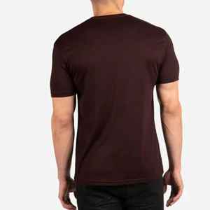 T-shirts imprimés sérigraphiés 100% coton respirant et frais pour hommes avec étiquette privée personnalisée - Product Image 2