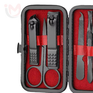 Juego de Cortaúñas Portátil de Acero Inoxidable de Alta Calidad, 7 Piezas, Kit de Herramientas de Manicura y Pedicura, Caja Acrílica, Profesional para Bebés - Product Image 3