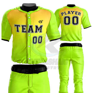 Nouveautés en vêtements de sport, tissu 100% polyester respirant, uniforme de baseball personnalisable, meilleur prix - Product Image 4