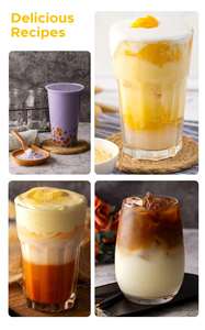 Té con leche cremoso y suave de lavanda fácil de preparar para tiendas de postres - Product Image 5