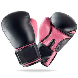 Guantes de entrenamiento de boxeo de cuero de alta calidad, ligeros, transpirables y que absorben la humedad, para kick boxing y sacos de boxeo. - Product Image 4
