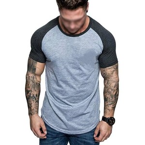 Camisetas de Manga Corta Raglán de Algodón 100% para Hombre, Personalizadas con Logotipo, al por Mayor, Transpirables, de Corte Regular y Secado Rápido - Product Image 4