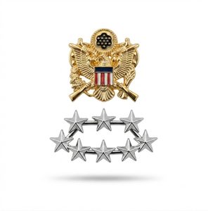 Insignias de Servicio, Pin para Uniforme, Recuerdo 3D de EE. UU. Trabajos de Bordado Artesanal Personalizados de Metal, Estilo Folk - Product Image 2