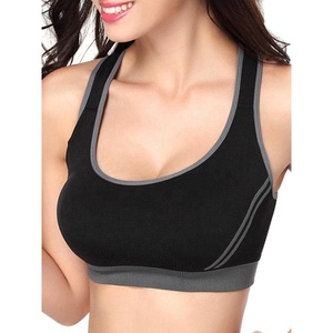 2025 nuevo Sujetador deportivo de alta calidad para mujer, sujetador para correr de Yoga sin costuras hecho a medida con logotipo en la parte delantera, estilo Simple, superventas - Product Image 1
