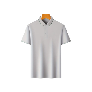 Polo de Primera Calidad para Hombre, Color Sólido, Transpirable, Mezcla de Algodón, Manga Corta, Camiseta Casual de Golf, Logotipo Personalizado, Proveedor Mayorista - Product Image 5