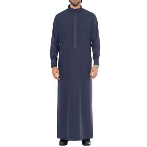 Premium Men's Arabic Thobe Long Sleeve Traditional Islamic Clothing Muslim Prayer <b>Dress</b> For Adults By AA IMPEX Gold Supplier - Product Image 3
