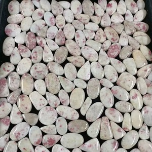 Magnifique Cabochon en Cinabre Rose de Haute Qualité pour la Décoration d'Ongles, Pierre Précieuse en Vrac 20-50mm, Vente en Gros - Product Image 5