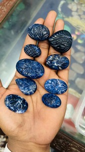 Cabochon de Sodalite 100% Naturelle, Pierre Précieuse Sculptée à la Main de Formes Mixtes, Taille Personnalisable pour la Fabrication de Bijoux, Pierre de Sodalite en Vrac - Product Image 2