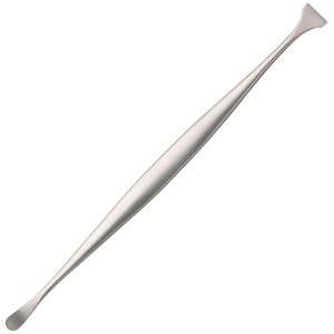Curette osseuse dentaire double extrémité en acier inoxydable, instrument chirurgical manuel réutilisable, grattoir osseux parodontal - Product Image 4