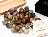 Pierres d'agate naturelles polies colorées, galets roulés de 1/2 pouce, qualité AAA, écologiques, marque BOYA, décoration d'intérieur