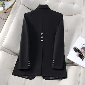 Abrigo Largo de Lana para Mujer, Tallas Grandes, Transpirable, Grueso, para Otoño, con Doble Cinturón de Cachemira, Forro de Lana, Bolsillos Delanteros, Diseño Liso - Product Image 6