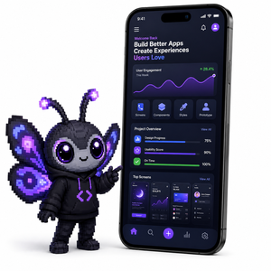 การออกแบบ UI แอปพลิเคชันมือถือสำหรับสตาร์ทอัพที่มีหน้าจอที่ใช้งานง่าย โครงสร้างการใช้งานที่ชัดเจน รองรับการใช้งานที่ขยายได้ และประสบการณ์มือถือที่พร้อมรับมือกับ AI - Product Image 1