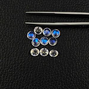 Piedra lunar arcoíris natural de 3mm-8mm, corte brillante redondo facetado, gemas a granel, pedido en línea al mejor precio asequible del proveedor - Product Image 2