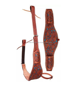 Circunferencia de cuero ajustable personalizada de alta calidad para SILLÍN de caballo Extra comodidad duradera de la India con precios a granel - Product Image 1