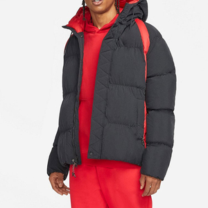 High Quality Lightweight Puffer <b>Jacket</b> with Custom Logo High Quality Fabric Winter <b>Jacket</b> Available Stock <b>Men's</b> Black Red Color - Product Image 4