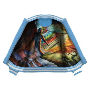Veste universitaire VIBE SEWN personnalisée en laine avec manches en laine, écologique, coupe-vent, séchage rapide, fermeture à boutons corne brodés - Product Image 6