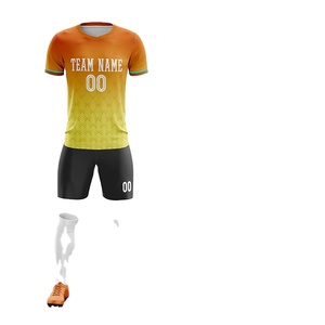 Kits d'entraînement d'équipe avec logo personnalisé, ensembles complets d'uniformes de maillots de football, uniformes de football à sublimation pour hommes - Product Image 1