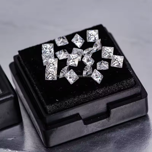 Diamant cultivé en laboratoire HPHT meilleure qualité CVD coupe princesse taille personnalisée DEF couleur VVS 1 qualité de Surat Meilleur prix pierres de laboratoire fantaisie - Product Image 1