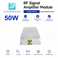 Module amplificateur de puissance RF multifréquence 50W 100W 150W 433MHz 915MHz 1.5GHz 5.8GHz de qualité industrielle, module anti-drone