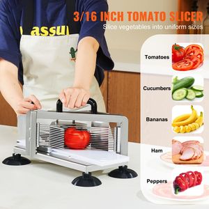 Affettatrice per Pomodori Commerciale in Acciaio Inox da 3/16 Pollici, Tagliapomodori Manuale Resistente - Nuova Condizione - Product Image 2