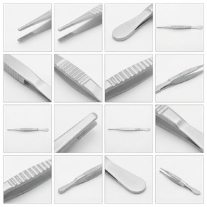 Pinzas Gillies para Tejidos 1x2 Dientes, Clip de Disección Manual de Acero Inoxidable BCI 4546, Certificado CE Clase I - Product Image 5