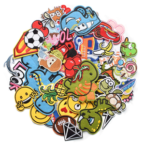 Parches Bordados Termoadhesivos con Diseño de Dinosaurio y Tortuga para Decoración de Ropa - Product Image 6